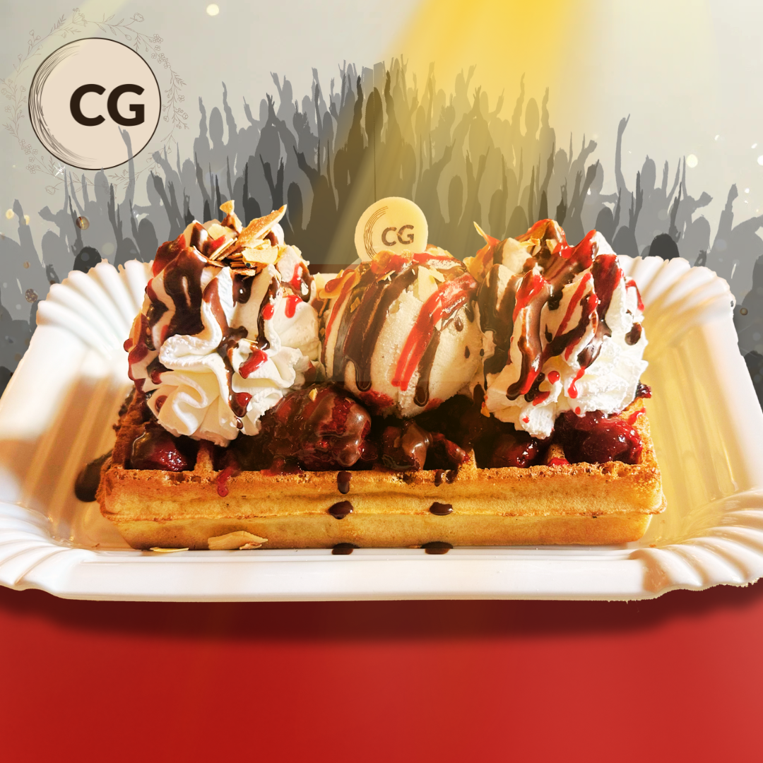 Gaufre fruits rouges